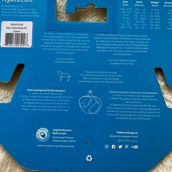 RC Pets Step-In Cirque Harness - Picture 10 of 13